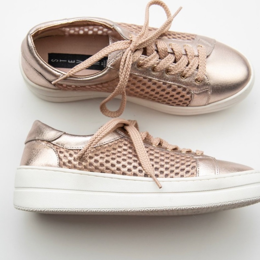 Steven by Steve Madden Rose Gold Sneakers